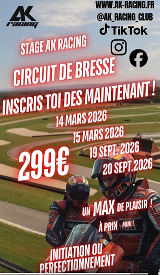 Stage de pilotage sur le Circuit de Bresse avec AK Racing